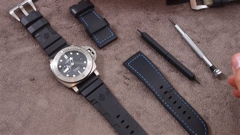 panerai change strap|best aftermarket panerai straps.